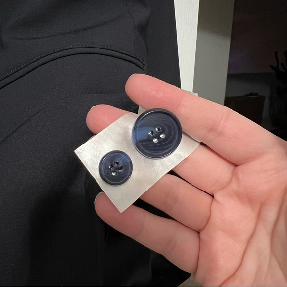 Outerknown Black Virgin Wool Oversized Blazer Jacket *NWT* - Picture 12 of 14